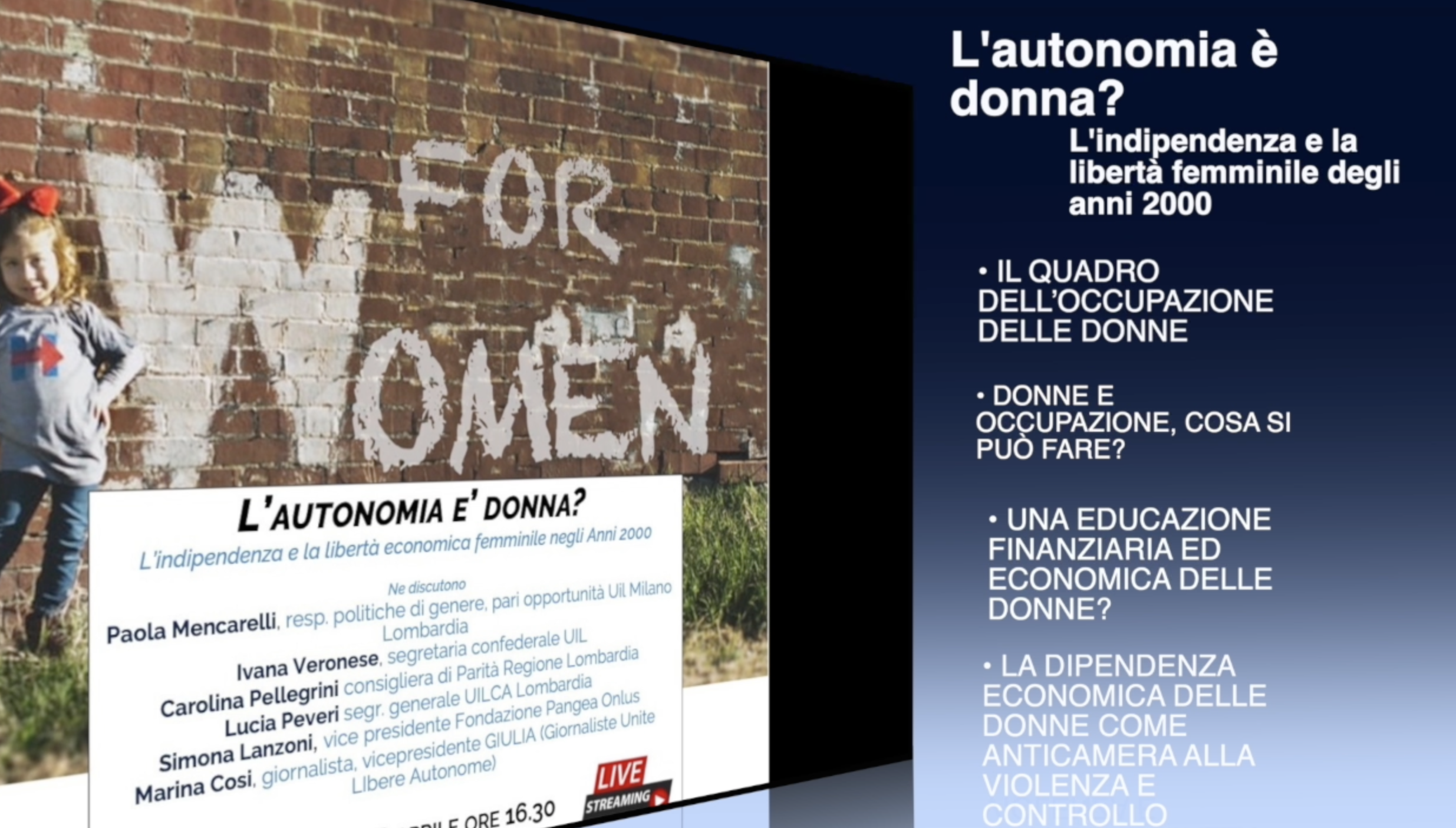 L’autonomia è donna?